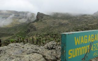 Which Mountain in Uganda has ever Erupted?