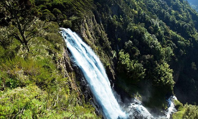 Karuru Waterfall in Aberdares National Park