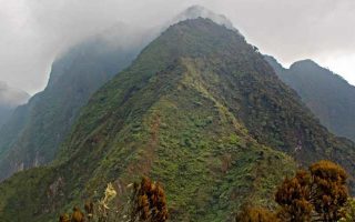 The highest peak of Mount Muhavura
