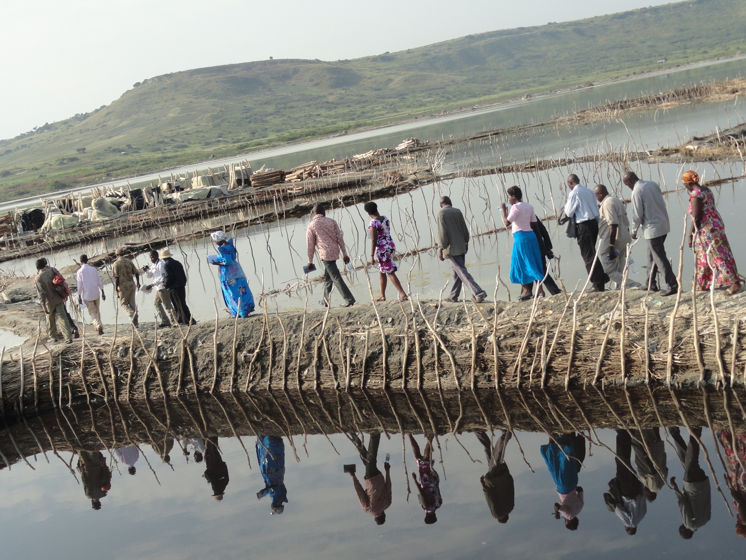 Lake Katwe salt mining